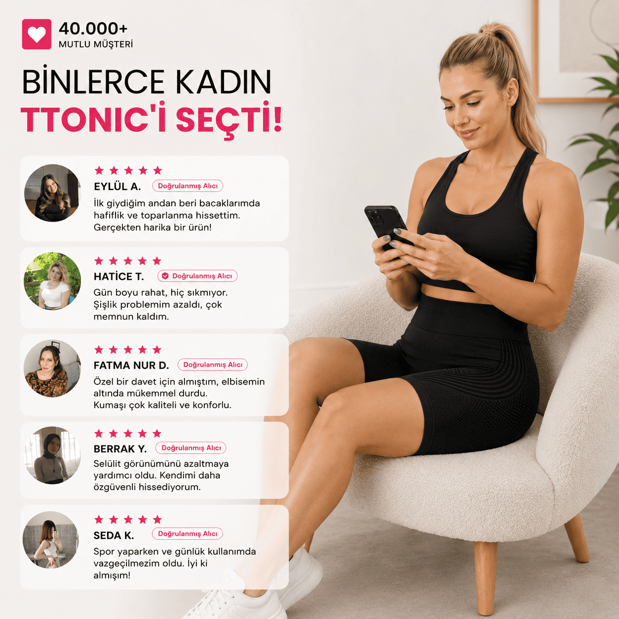 3'lü Etki Şortu, Lipödem, Selülit, Kalça Kaldırma