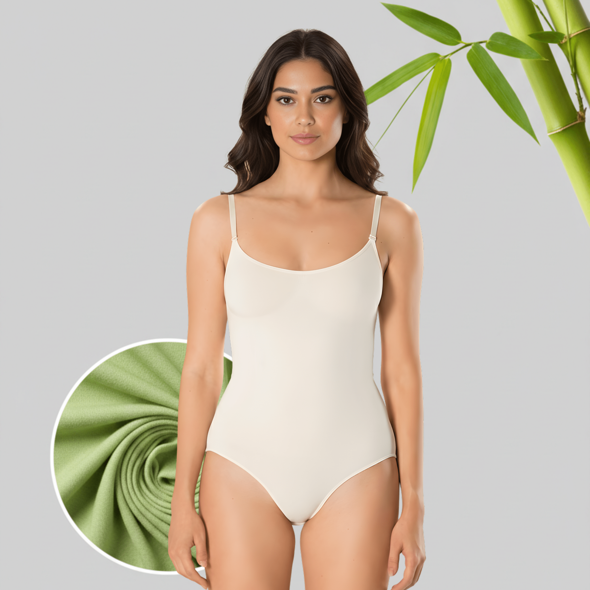Bambu Kumaş Yüksek Toparlama Çıtçıtlı Body Korse - Tight Tonic