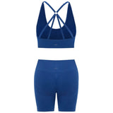 Çapraz Sırt Spor Büstiyer & Şort Takım
