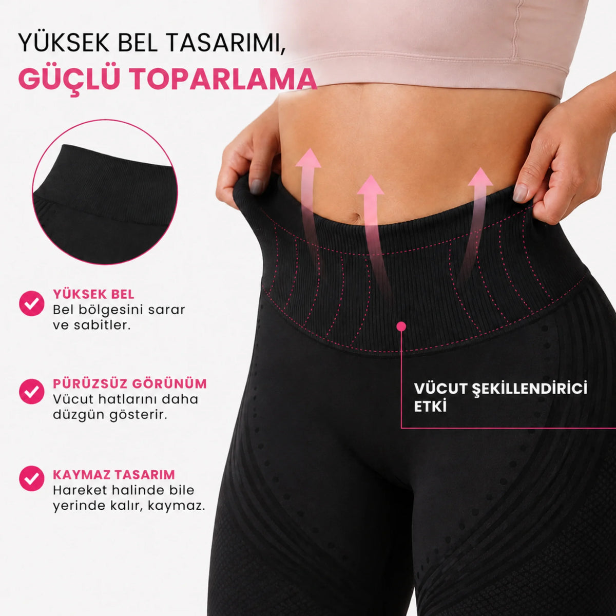 3'lü Etki Taytı Lipödem, Selülit, Varis