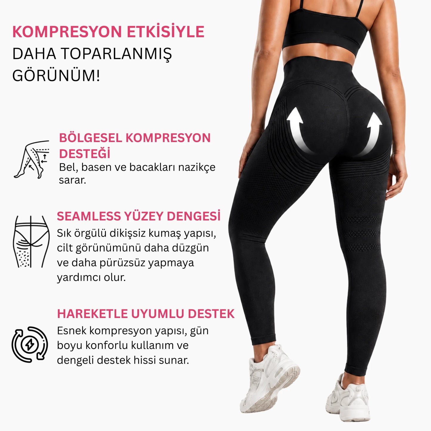3'lü Etki Taytı Lipödem, Selülit, Varis