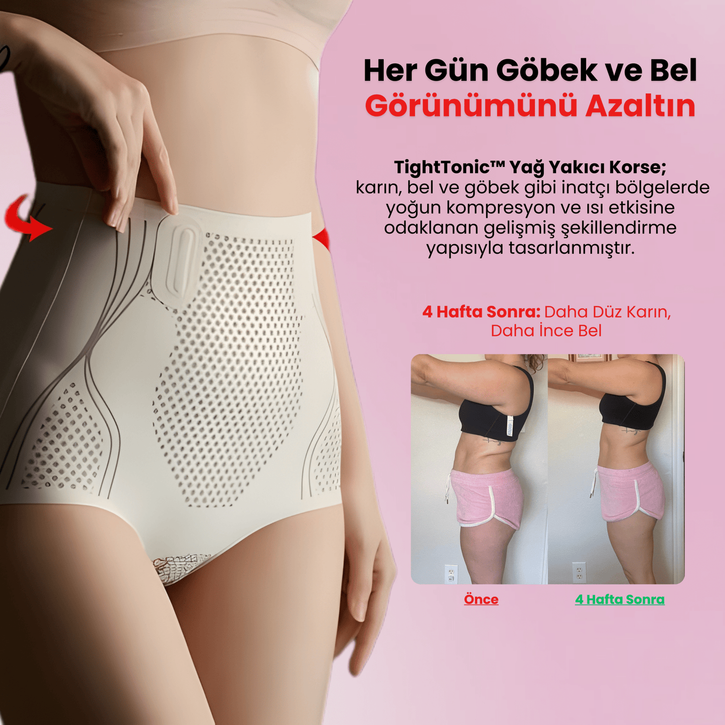 Yağ Yakıcı Şekillendirici Korse - Tight Tonic