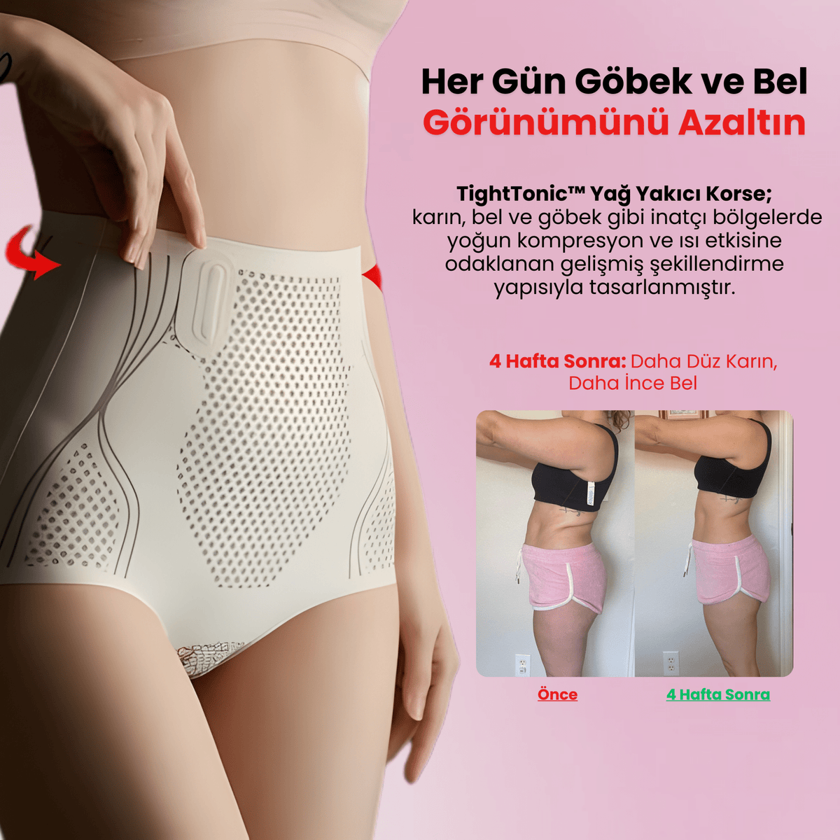 Yağ Yakıcı Şekillendirici Korse - Tight Tonic